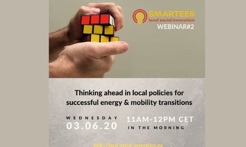SMARTEES Webinar: Thinking ahead in local policies for successful energy & mobility transitions